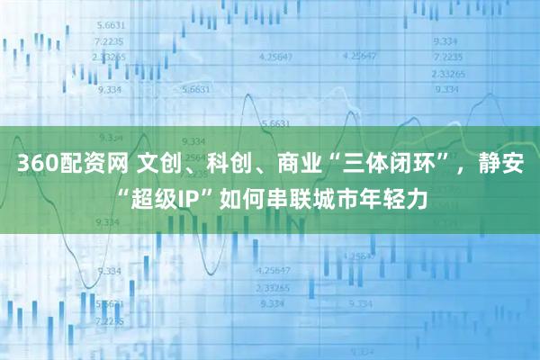 360配资网 文创、科创、商业“三体闭环”，静安“超级IP”如何串联城市年轻力